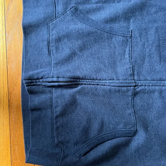 Men's J Crew Mercantile Blue Hoodie Sweater - Picture 3 of 5